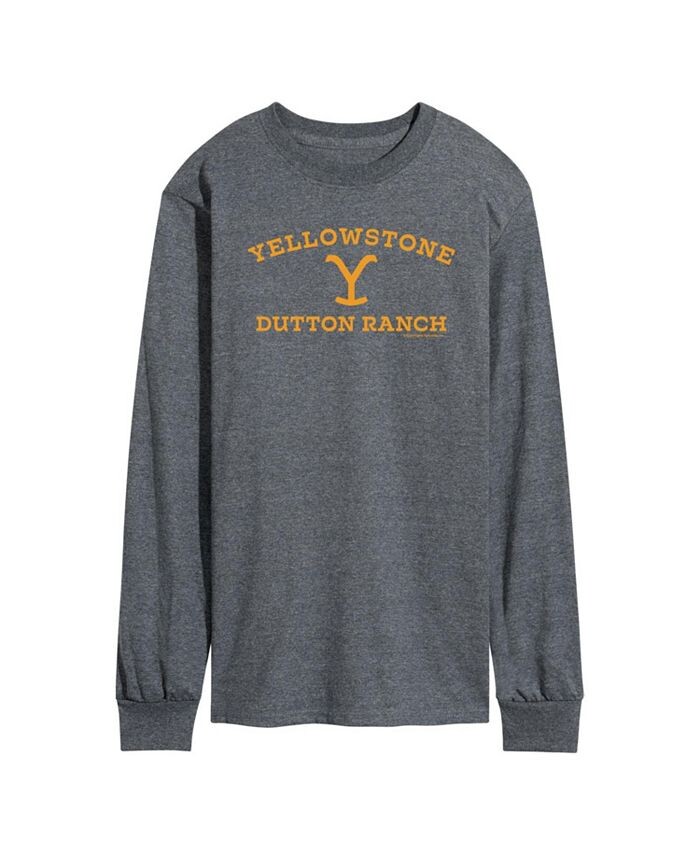 

Мужская футболка с длинным рукавом Yellowstone Dutton Ranch AIRWAVES, серый