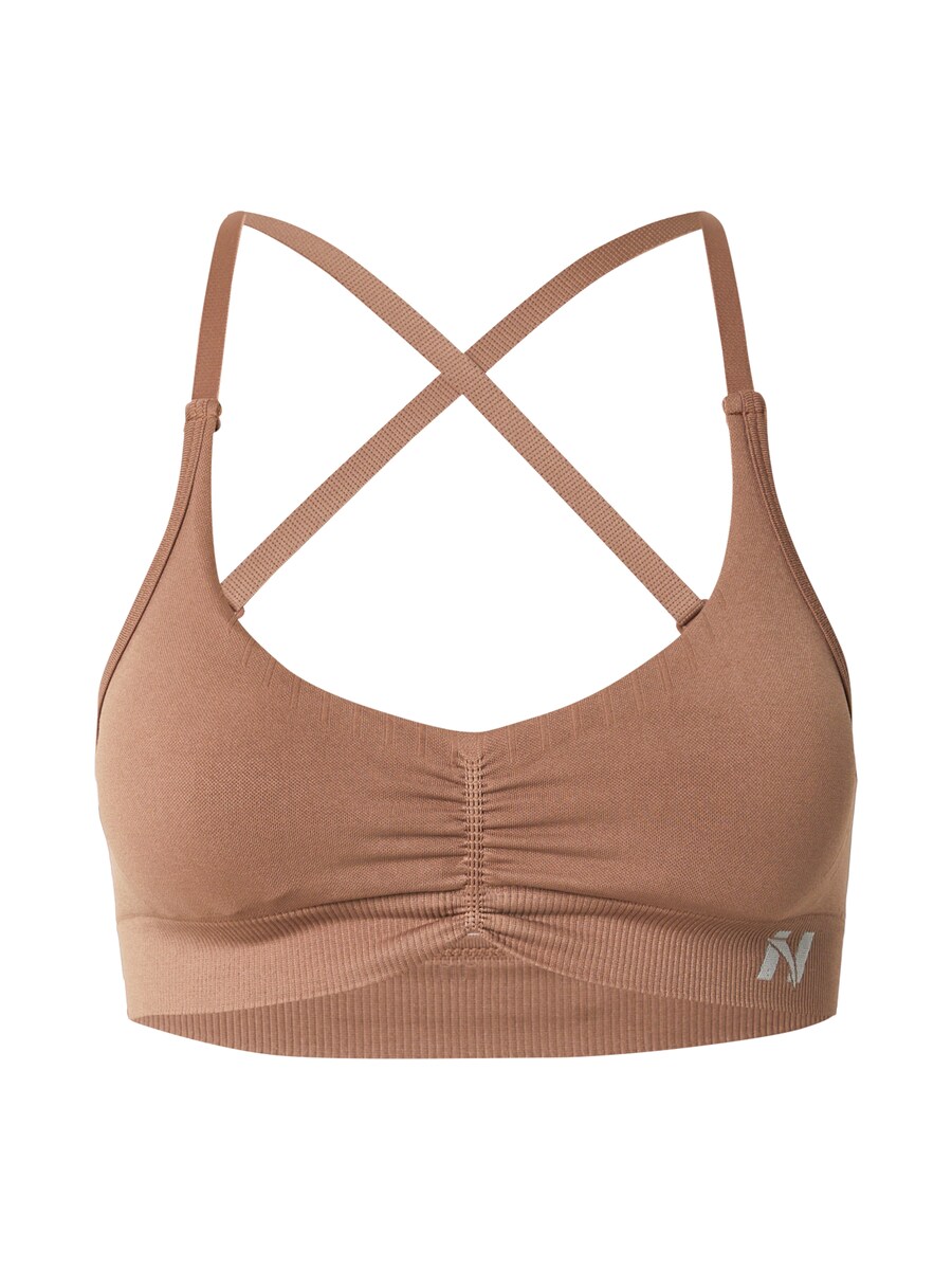 

Спортивный бюстгальтер-бралетт NEBBIA, коричневый