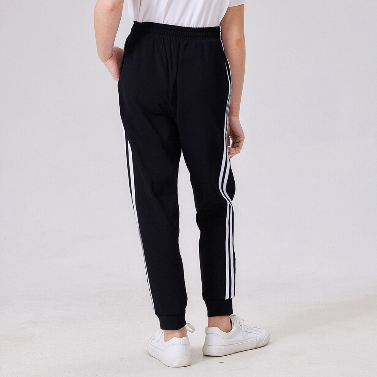 Вязаные спортивные штаны унисекс Adidas, черный — фото 3