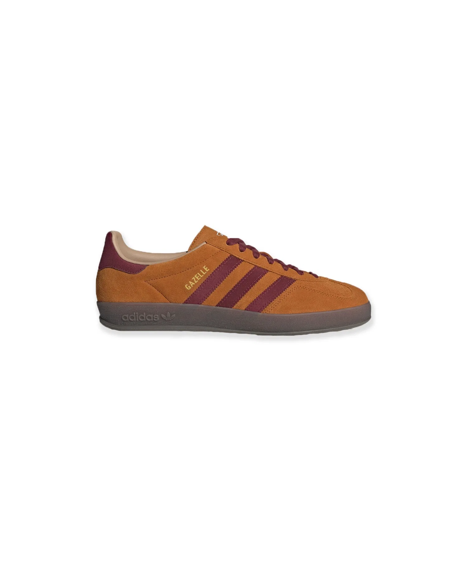 Мужские кроссовки adidas GAZELLE INDOOR из замши оранжевые