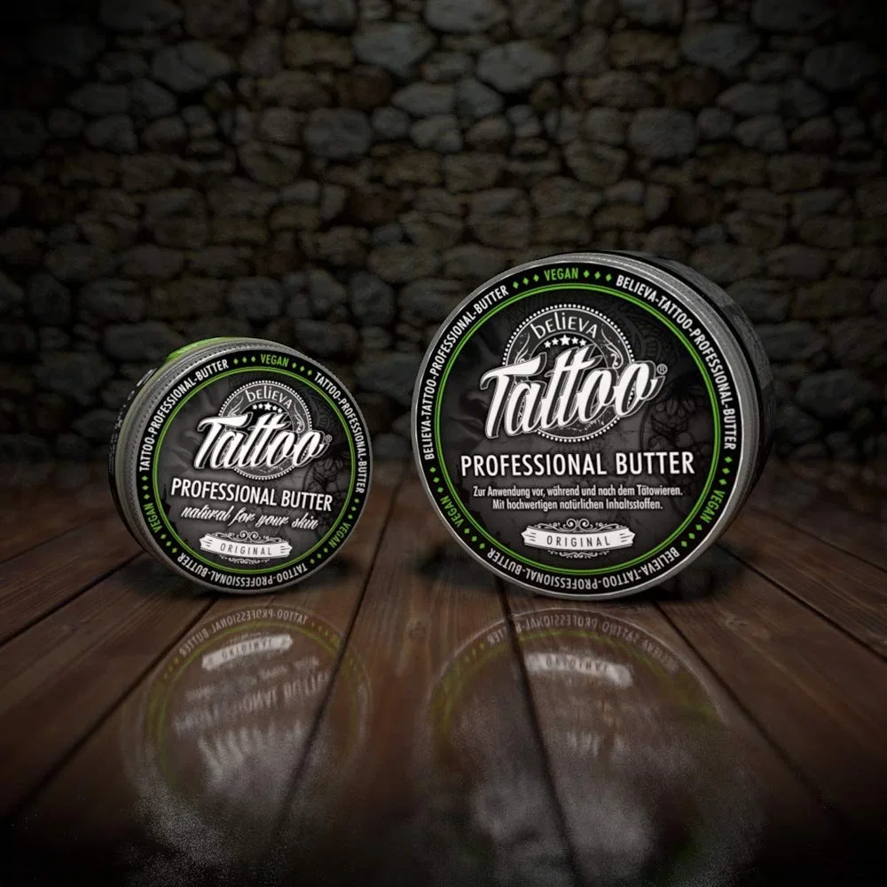 Веганское масло Believa Tattoo Butter для ухода за татуировками, 100 мл (2 шт.) Believa Tattoo — фото 3