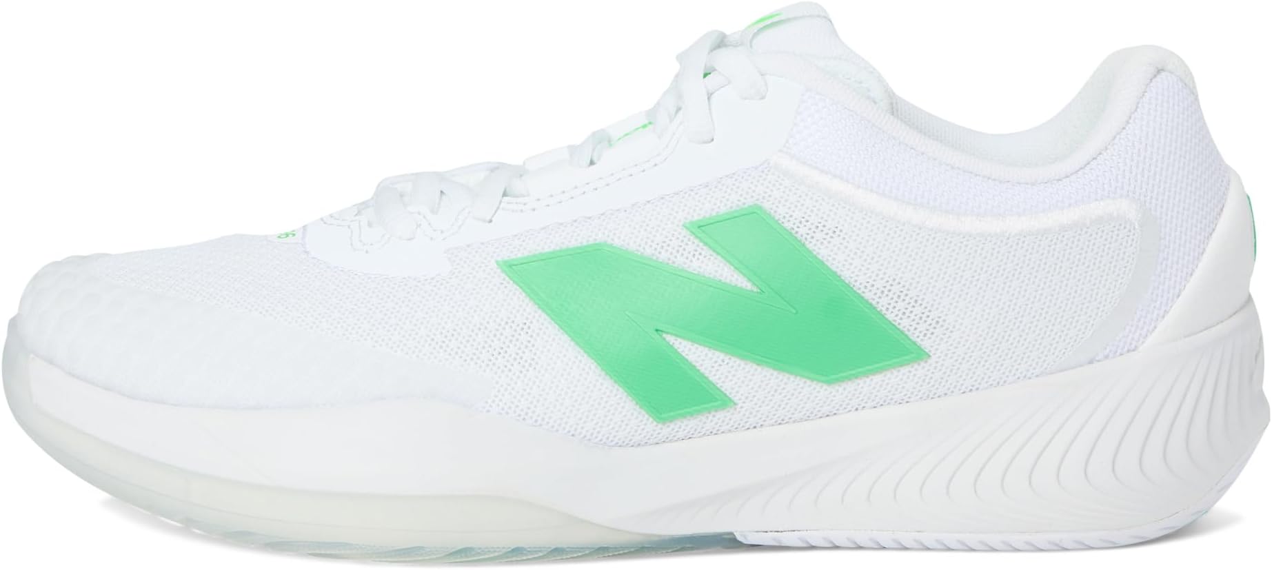 Кроссовки New Balance FuelCell 996v5 Tennis Shoes, цвет White/Green Apple — фото 4