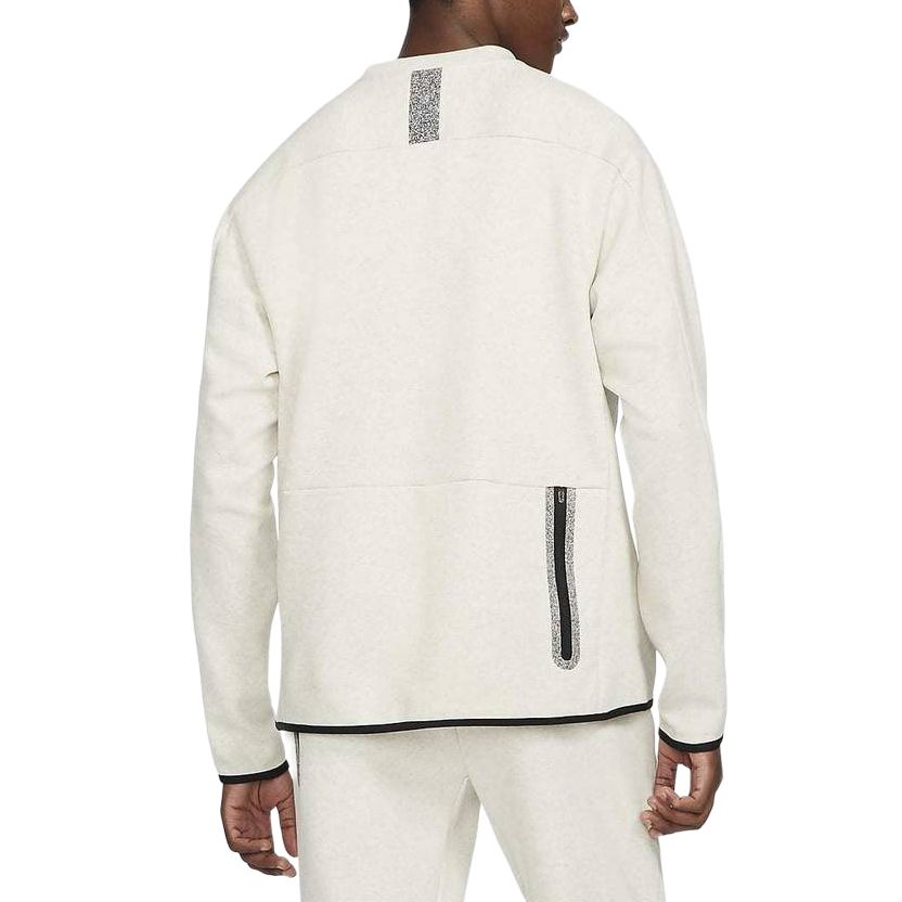Спортивная толстовка TECH FLEECE мужская Nike, белый — фото 3