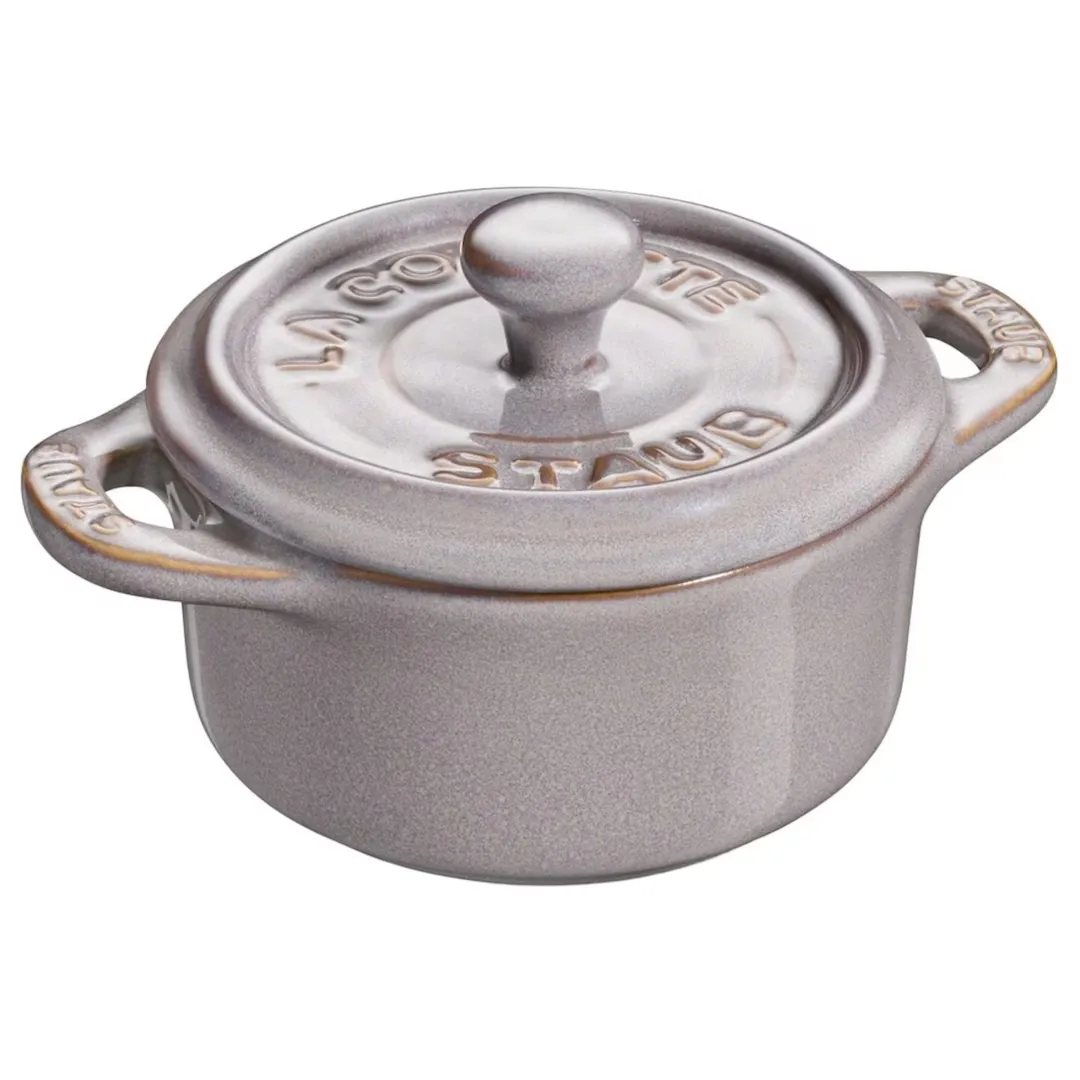 

Кокотница Staub Mini Round, серый