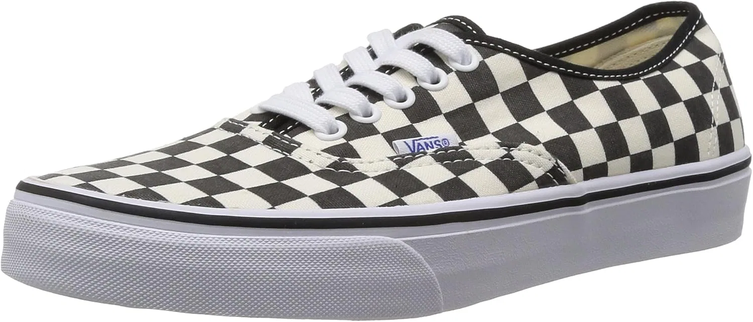 Кроссовки Vans Unisex Adult U Authentic, Black Black White Checker