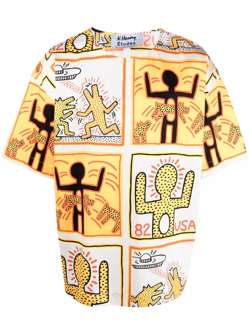 

Футболка из коллаборации с Keith Haring Études Studio, белый