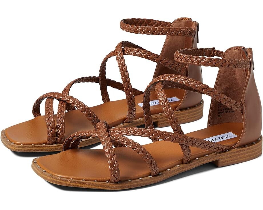 

Сандалии Steve Madden Tessi Flat Sandal, цвет Cognac