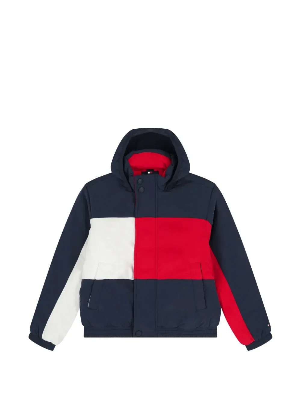 Куртка в классическом стиле с цветовыми блоками Tommy Hilfiger Junior, синий