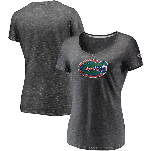 

Женская футболка с V-образным вырезом Florida Gators Primary Logo в цвете charcoal Fanatics, Черный, Женская футболка с V-образным вырезом Florida Gators Primary Logo в цвете charcoal Fanatics