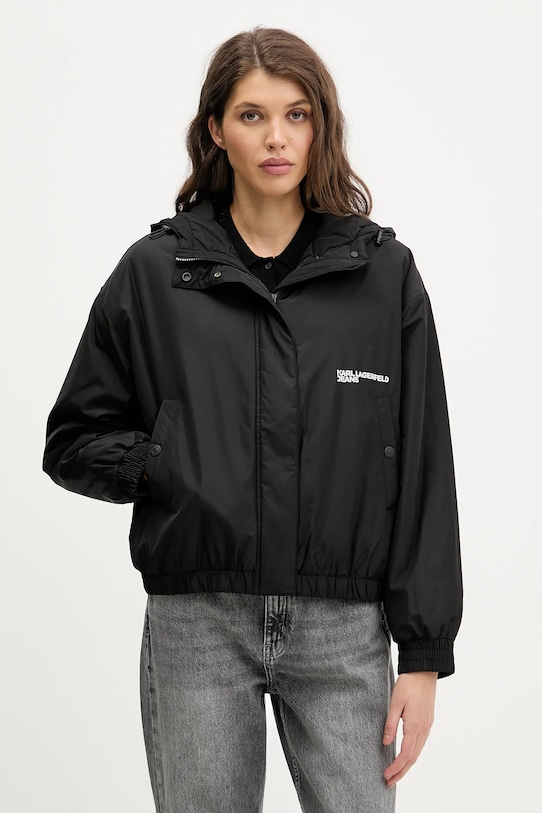 

Джинсовая куртка карла лагерфельда Karl Lagerfeld Jeans, черный