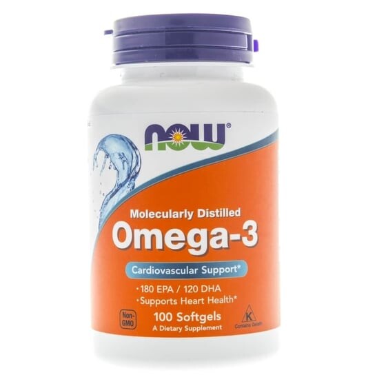 

БАД Омега-3 Now Foods, 100 капсул