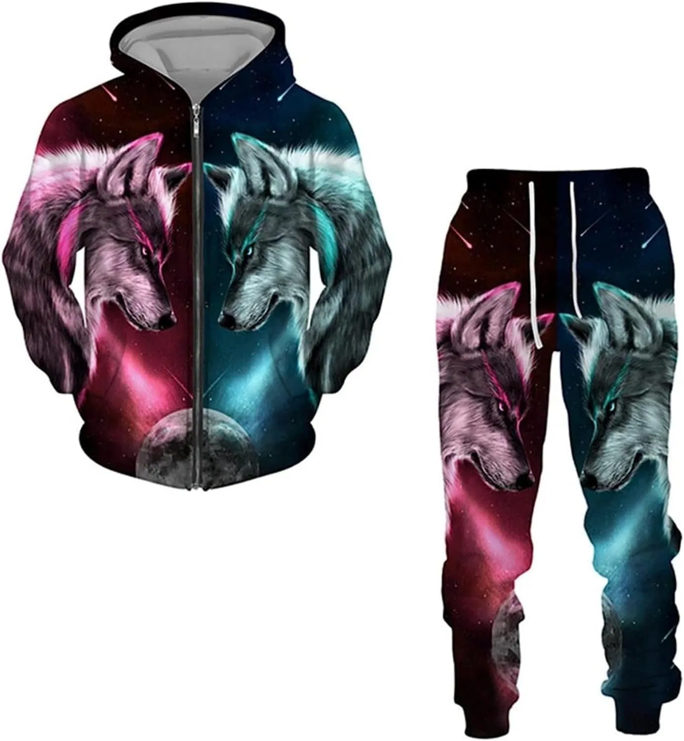 Спортивный костюм для бега, Polyester, Wolf4, 3XL