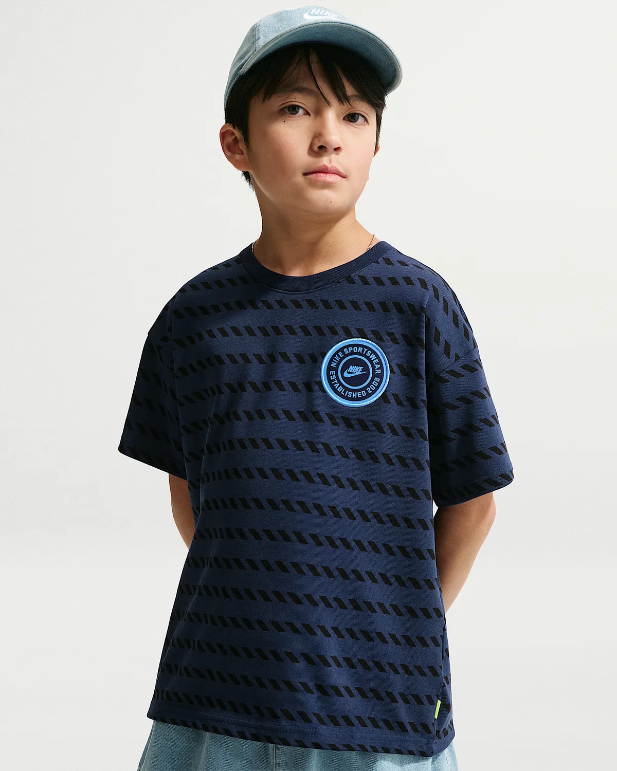 Детская футболка Max90 Nike Sportswear, Midnight Navy