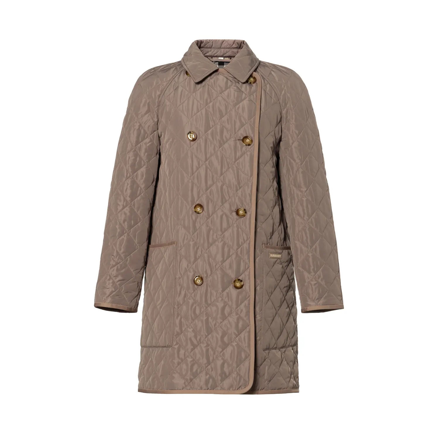 

Burberry Пуховик женский пепельно-шалфейный, Gray Sage Green