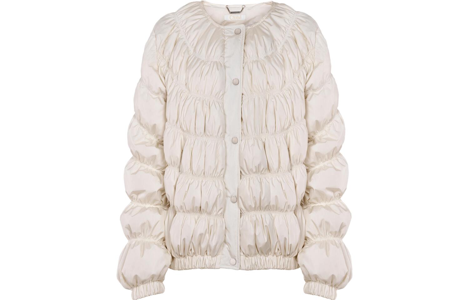 

Куртка-пуховик с защипами Chloé, бежевый