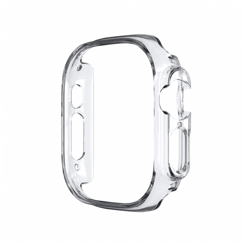 

Penc Iwatch Часы Protective Case Apple PC Plastic Case Material Apple Watch Ultra 1/2nd Generation, PC Semi-Cladding [Clear]