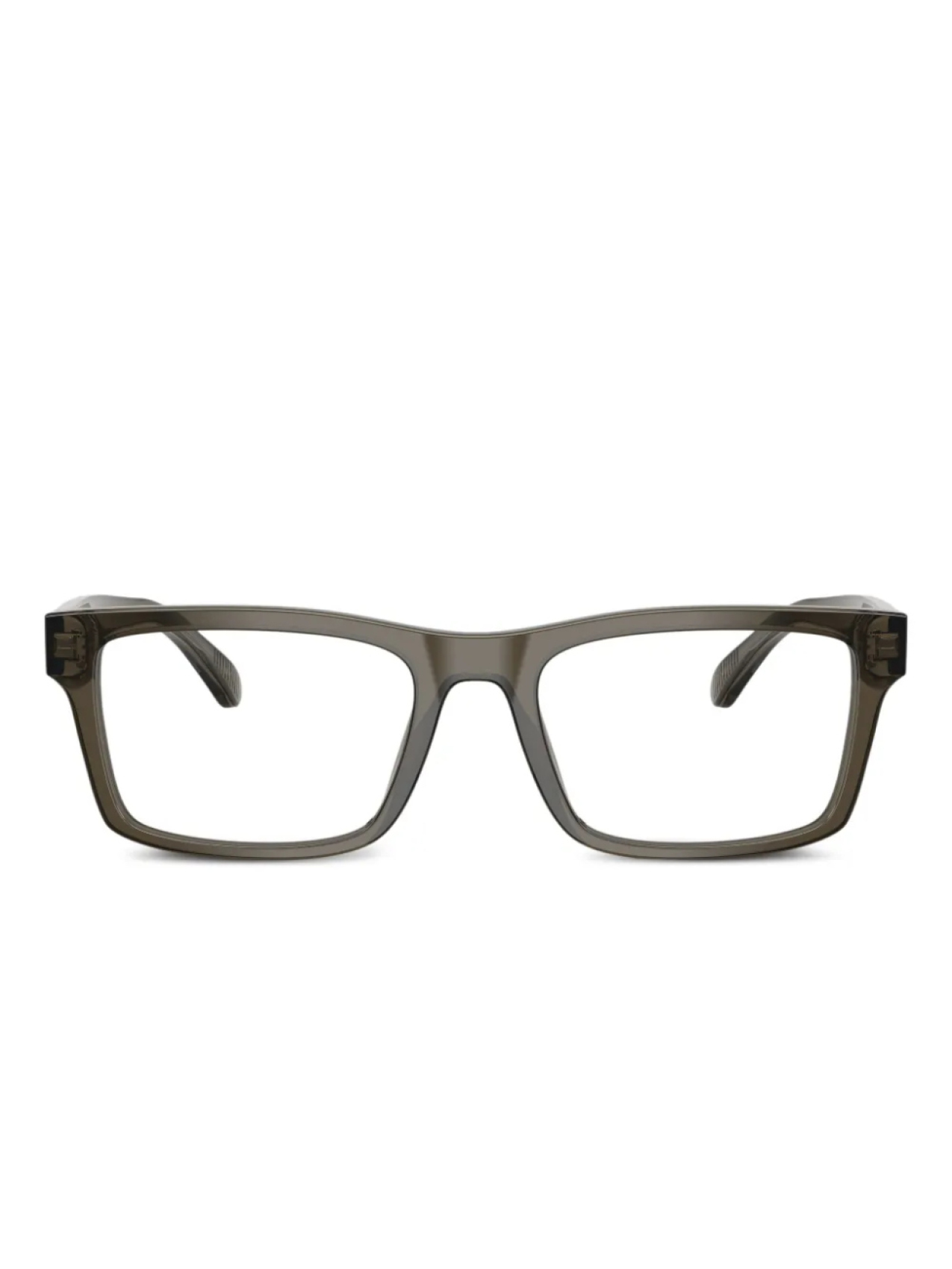 

Emporio Armani square-frame очки, коричневый