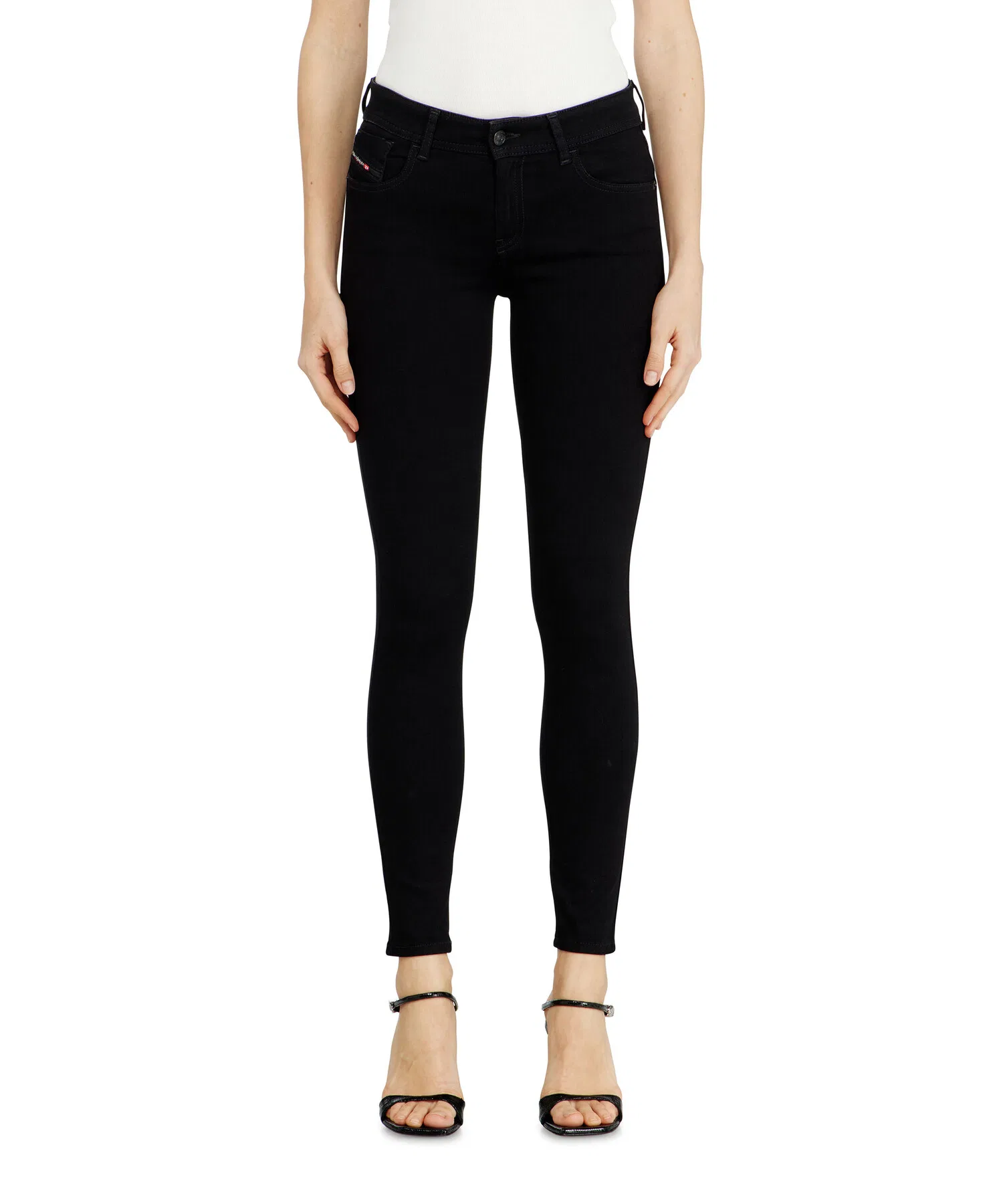 Женские джинсы-скинни Super Skinny Denim Jeans - SLANDY