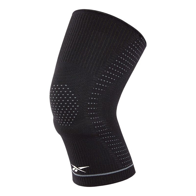 

Фитнес унисекс наколенники из полиэстера, полиамида, эластана с силиконовой вставкой Reebok, черный