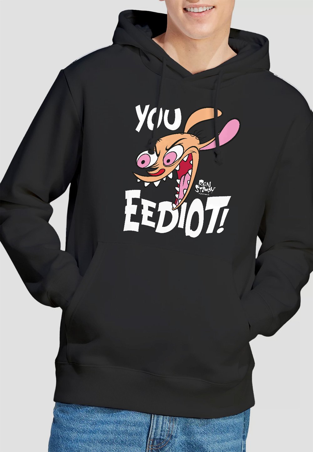 

Толстовка REN AND STIMPY YOU EEDIOT Cotton Soul, черный