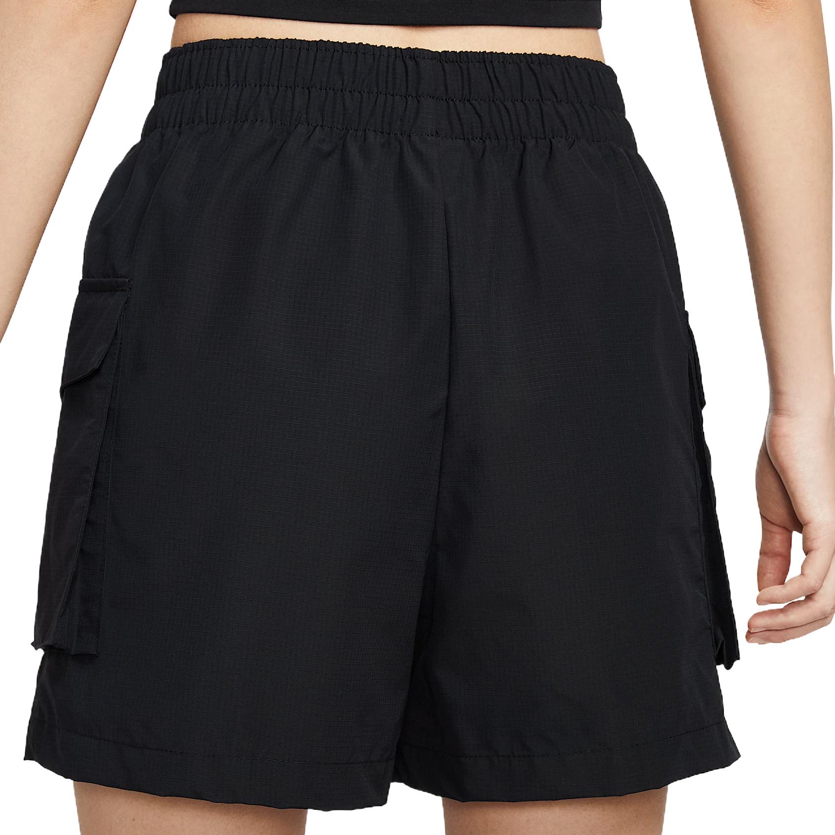 Nike Спортивная одежда Essentials серия карго шорты Women's Black White — фото 3