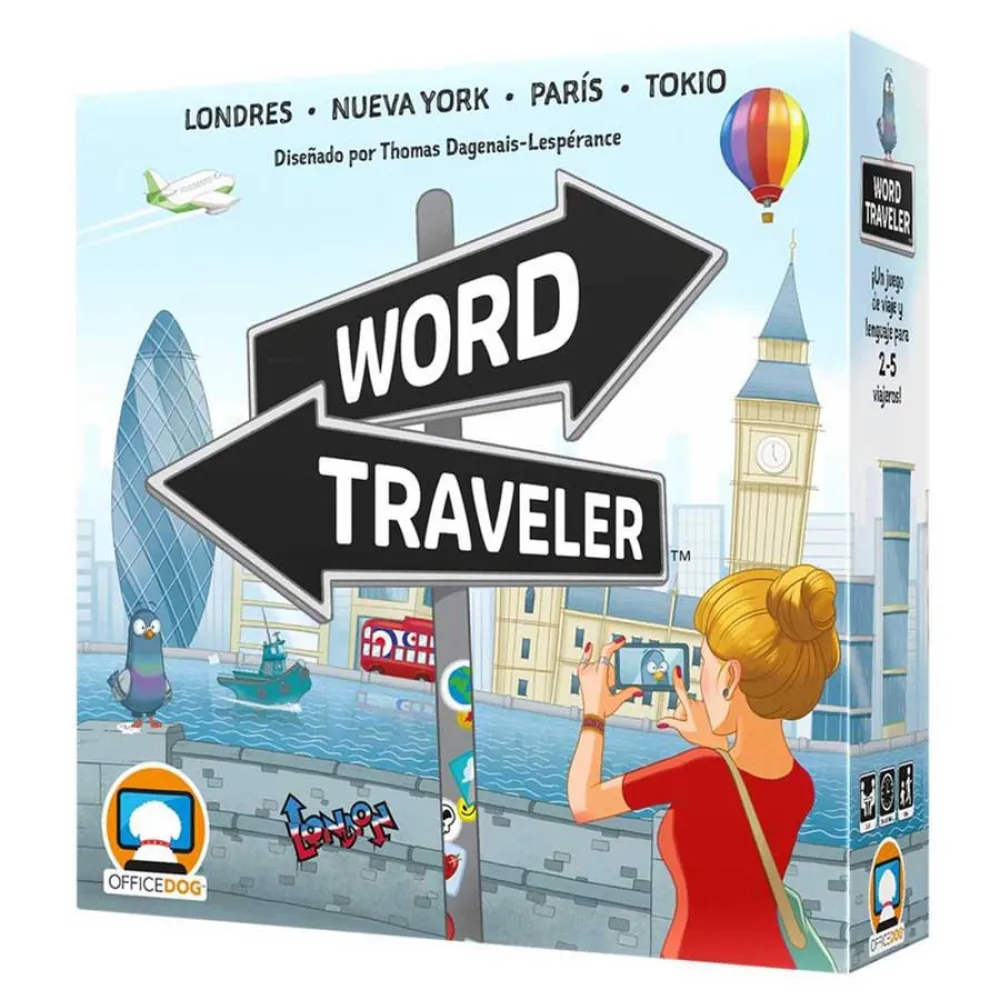 

Детская настольная игра Asmodee Word Traveler, прозрачный