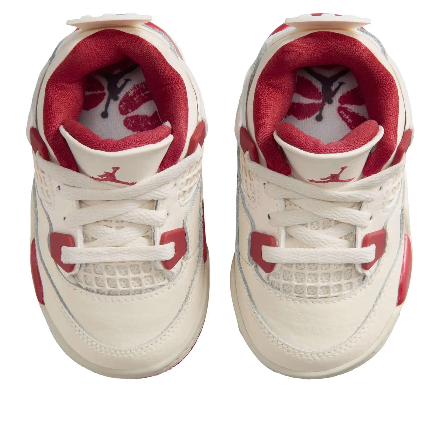 Кроссовки Air Jordan 4 'Pale Ivory Tough Red' HV4384-108, белый — фото 4