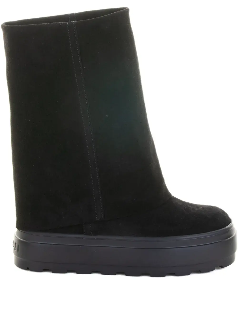 Сапоги на платформе Casadei, черный