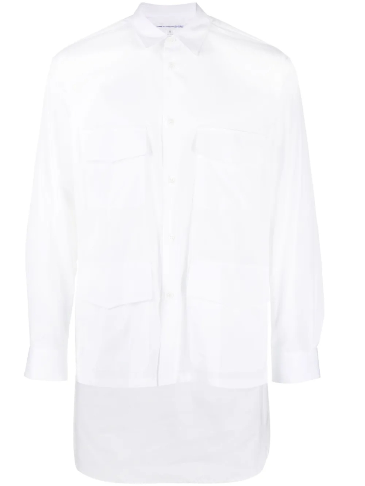 

Comme Des Garçons Shirt рубашка с карманами карго, белый