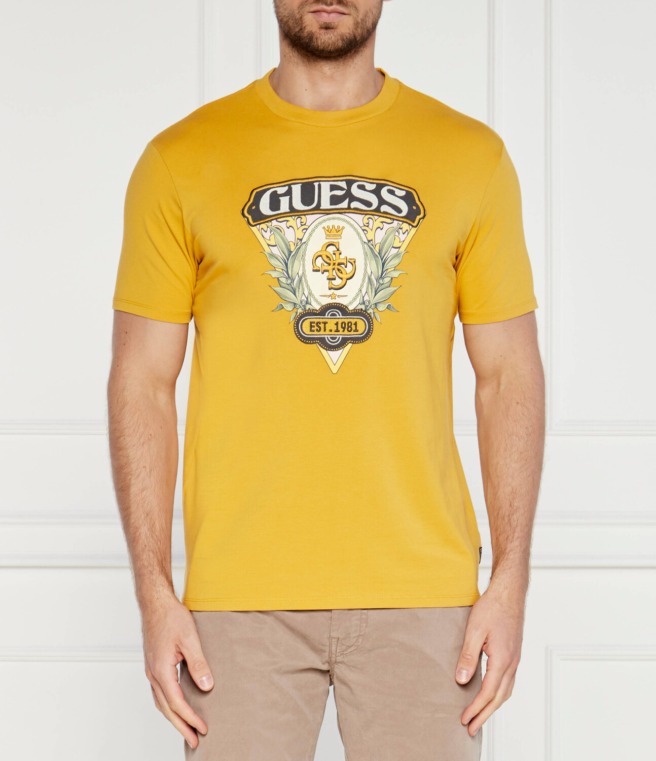 

Футболка GUESS Regular Fit, желтый