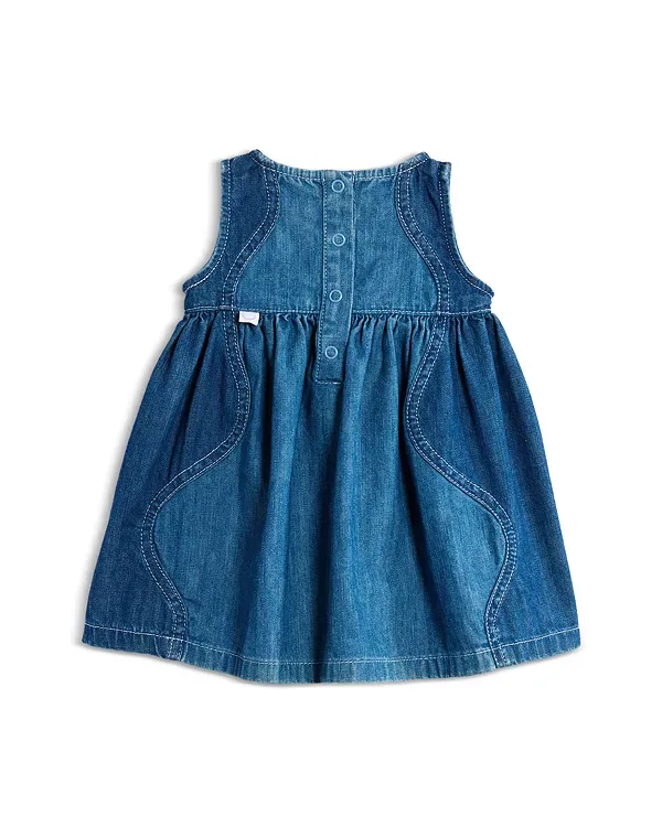 Джинсовое платье без рукавов - для малыша Stella Mccartney, Blue — фото 2