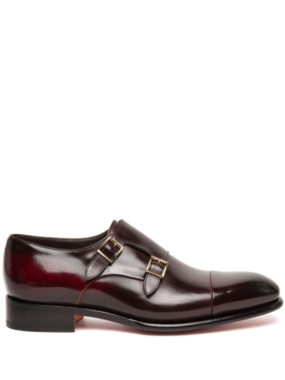 

Кожаные монки Santoni, красный