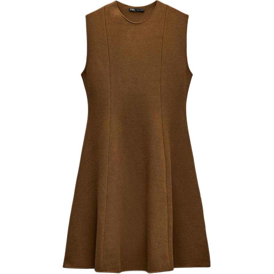 

Безрукавное платье женское ZARA, белое