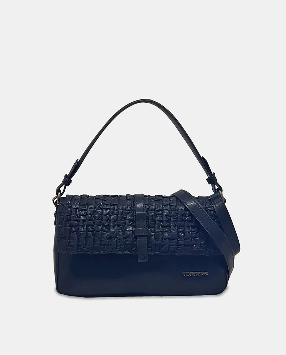 

Сумка с клапаном и сменной ручкой Torrens, черный