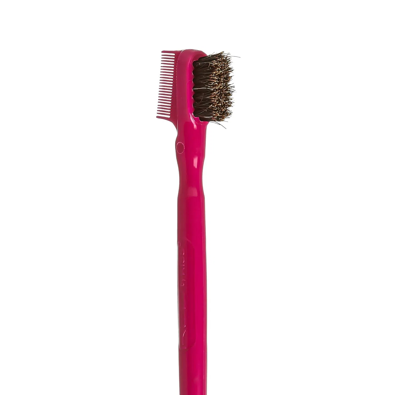 Профессиональная щетка для укладки волос «Ultimate Edge Fixer» от Red by Kiss Red By Kiss, Hot Pink Boar Brush With Double Comb — фото 4