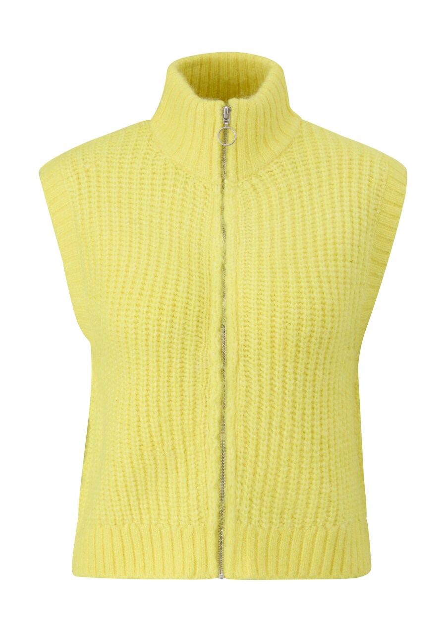 

Вязаный кардиган QS, цвет Light yellow