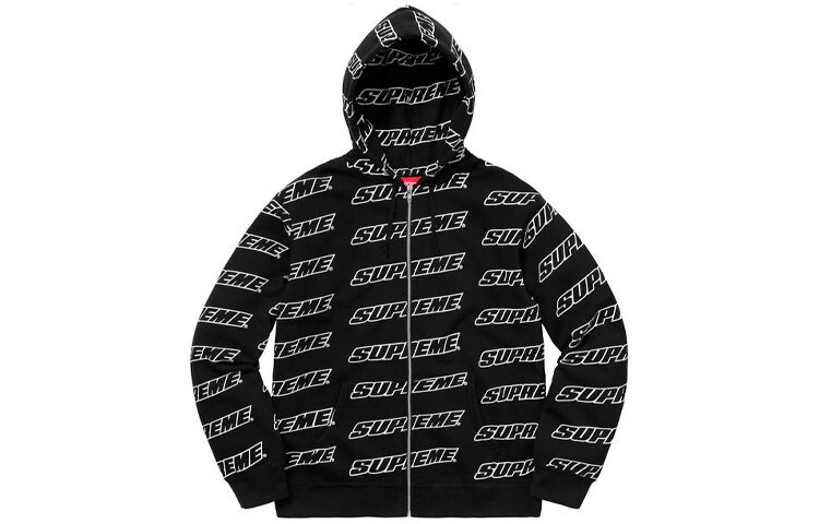 

Толстовка Supreme Repeat Zip Up, синий