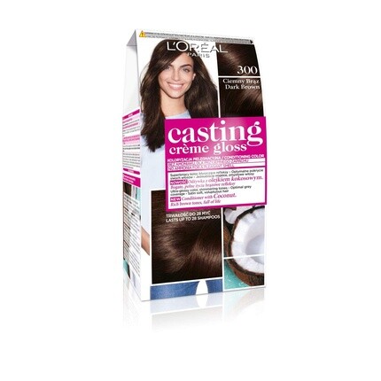 

Casting Crёme Gloss 300 Краска для волос Темно-коричневый, L'Oreal