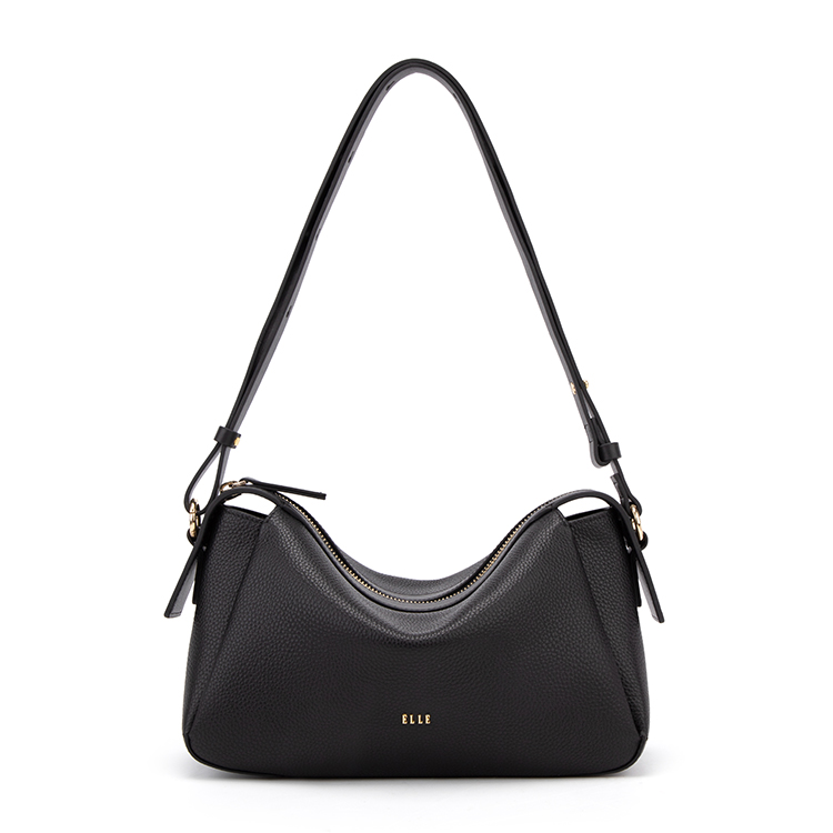 

ELLE Сумка через плечо из натуральной кожи коровы Top Grain Medium Women's Gray/Black/Cloud Dancer/Cherry Blossom Pink