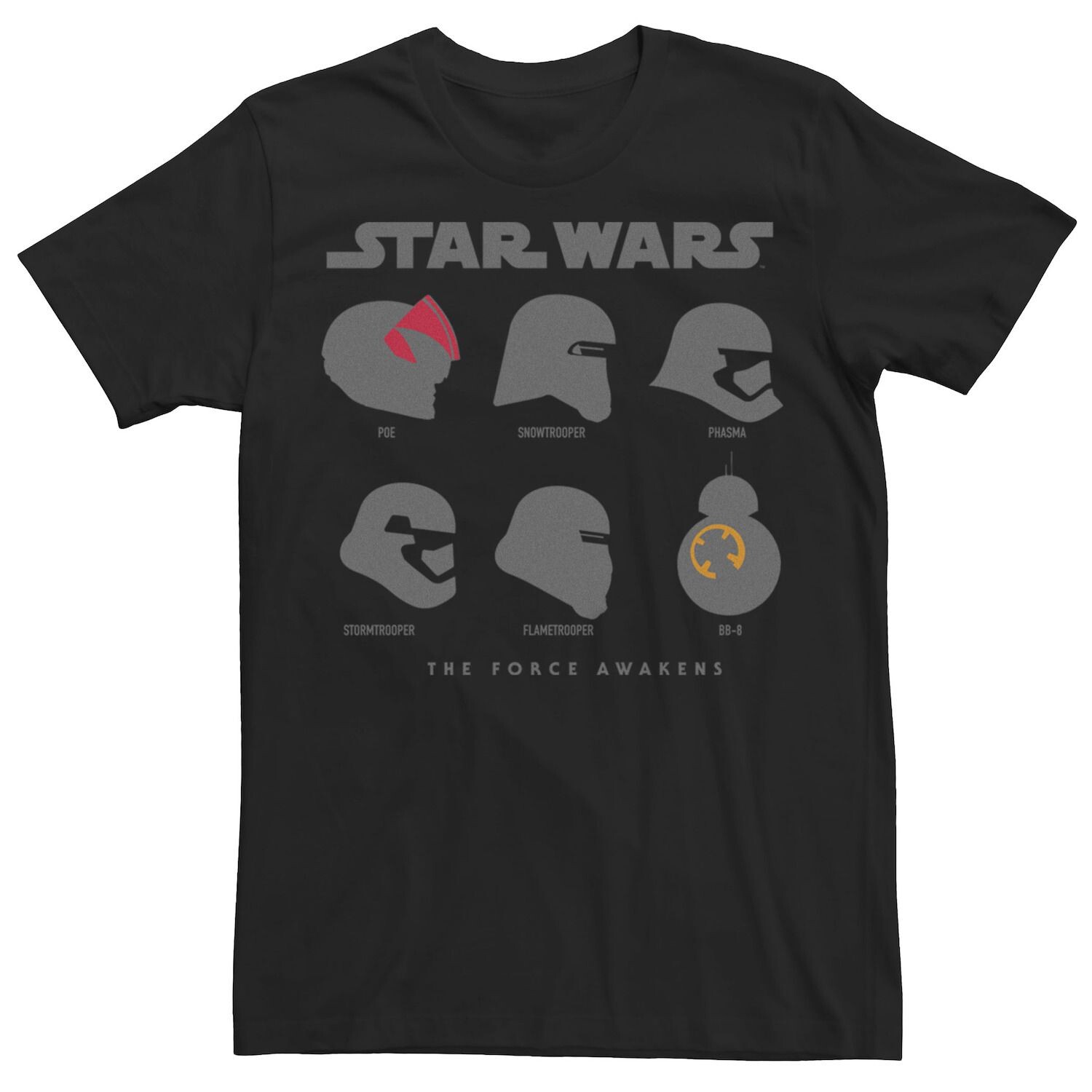 

Мужская футболка с силуэтом в виде шлема The Force Awakens Star Wars