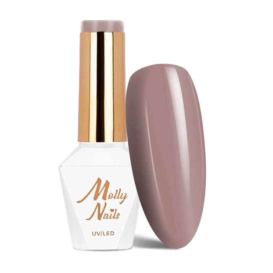 

Molly Nails Choco Dreams Praline Perfection HEMA/Di-HEMA Free 8 г гибридный лак для ногтей № 351