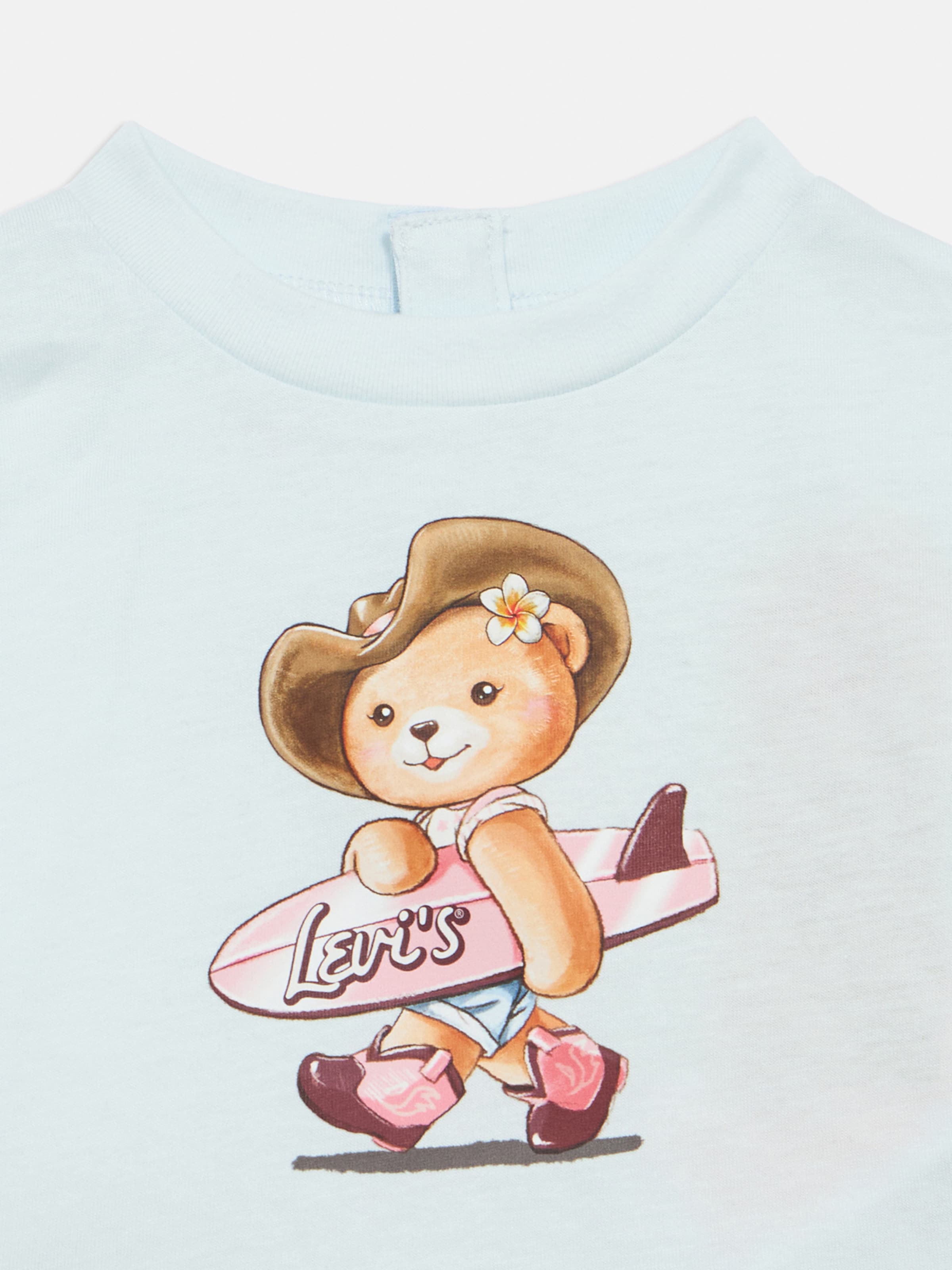 Levi's Kids Джинсовый синий набор, пастельно-голубой — фото 3