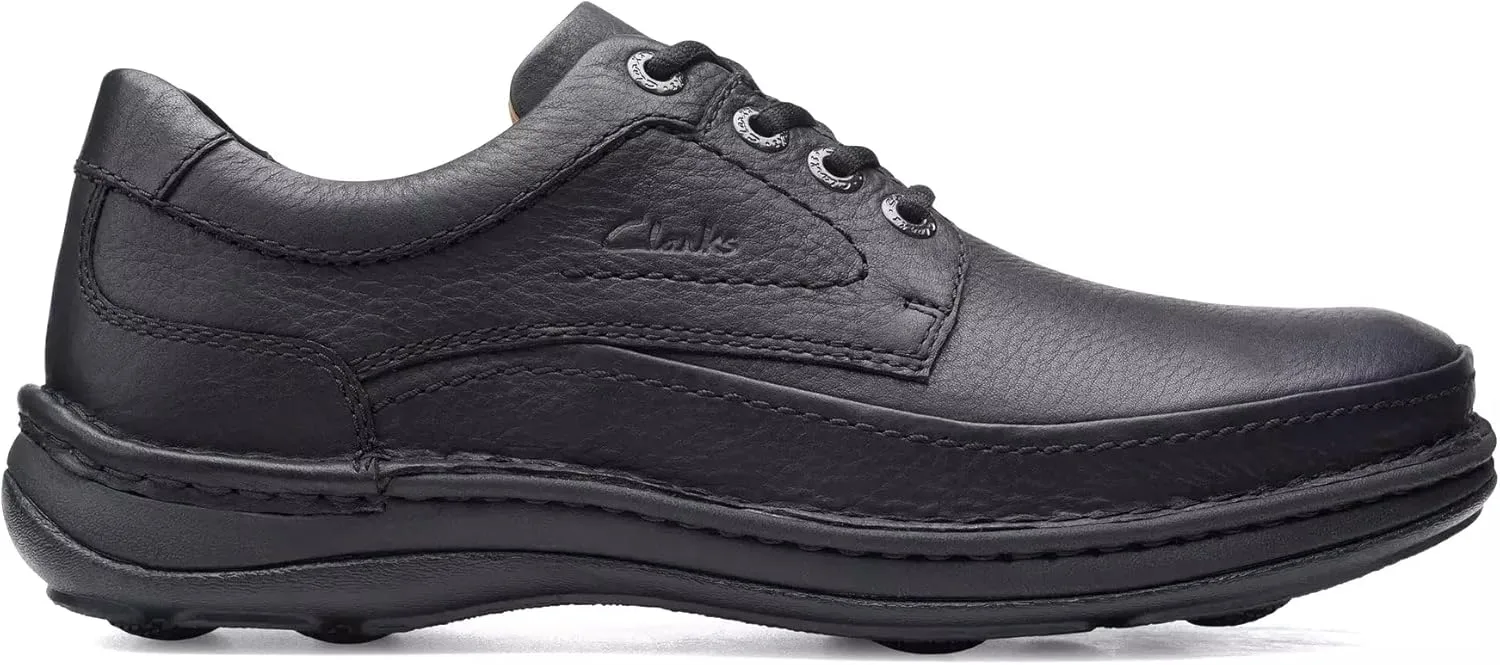 Мужские кроссовки Clarks Nature Three со шнуровкой, черный