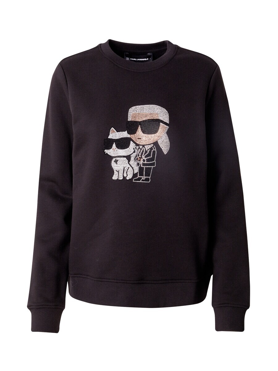 

Свитер Karl Lagerfeld Sweatshirt Ikon Karl & Choupette, черный