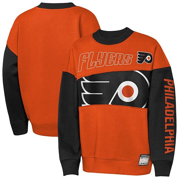 

Оранжево-черный свитшот philadelphia flyers impact player Outerstuff