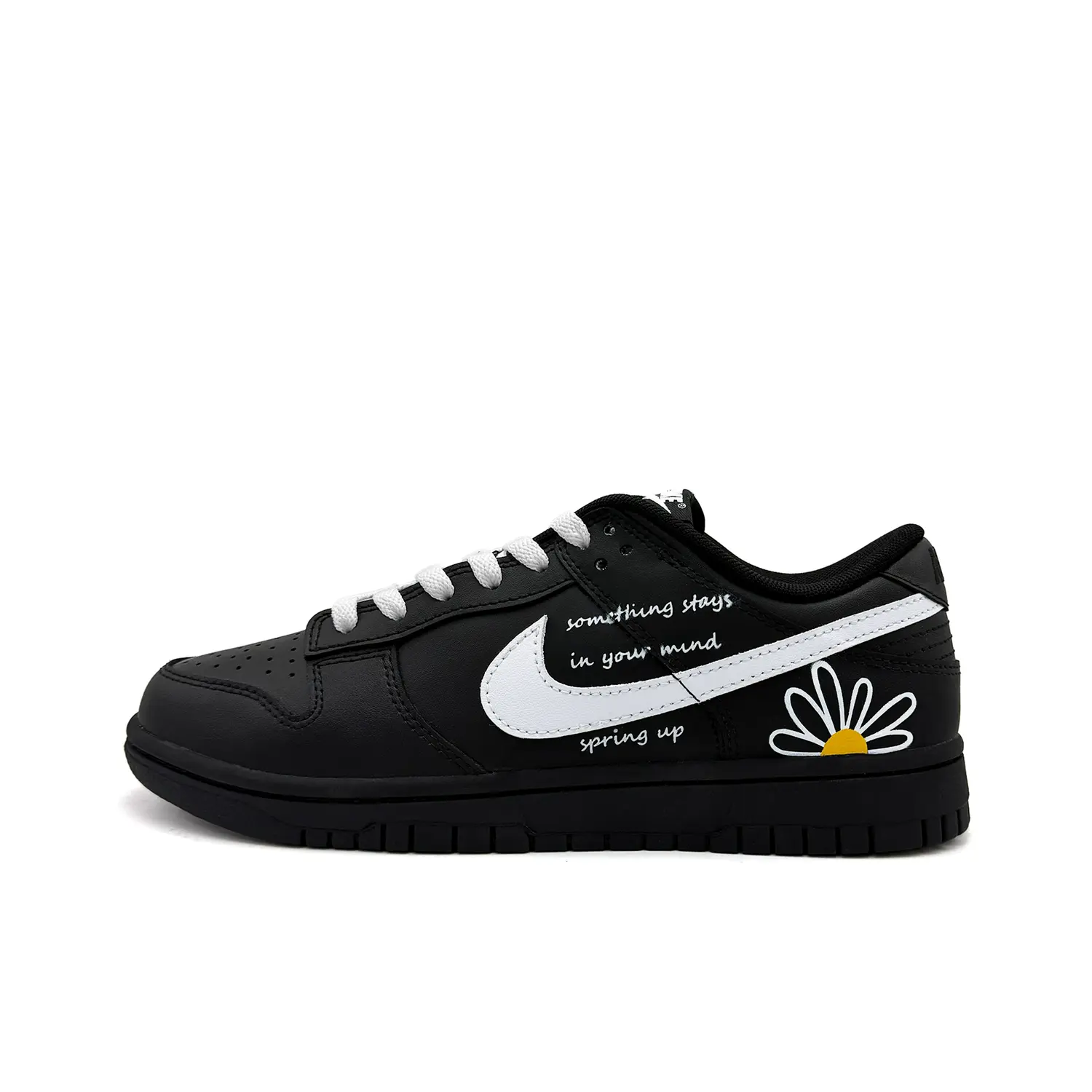 

Nike Dunk Narrate The Past Leather Low top Skateboard Shoes мужские черно-белые