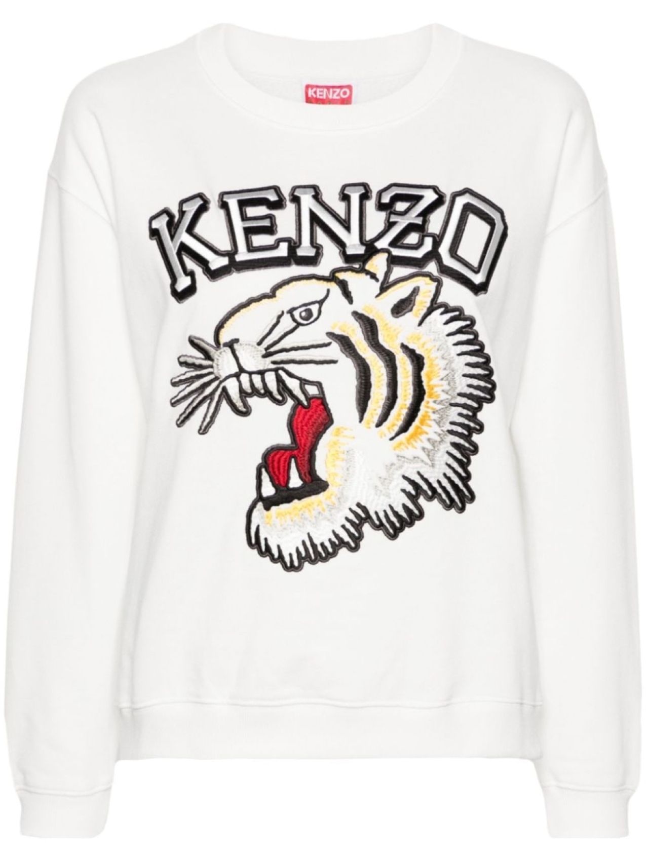 

Kenzo толстовка Varsity Jungle Tiger, белый