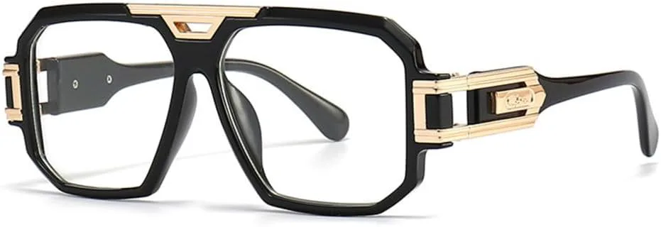 

Солнцезащитные очки MUTYNE в ретро-стиле с крупной оправой, мужские и женские, роскошные, модные, увеличенного размера, с защитой от УФ-излучения UV400, Black Clear