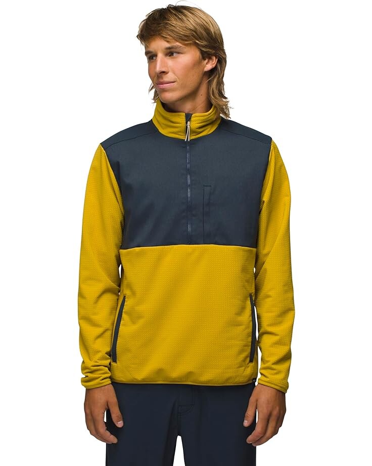 

Толстовка Prana Gridlocked Fleece 1/4 Zip, цвет Golden Leaf