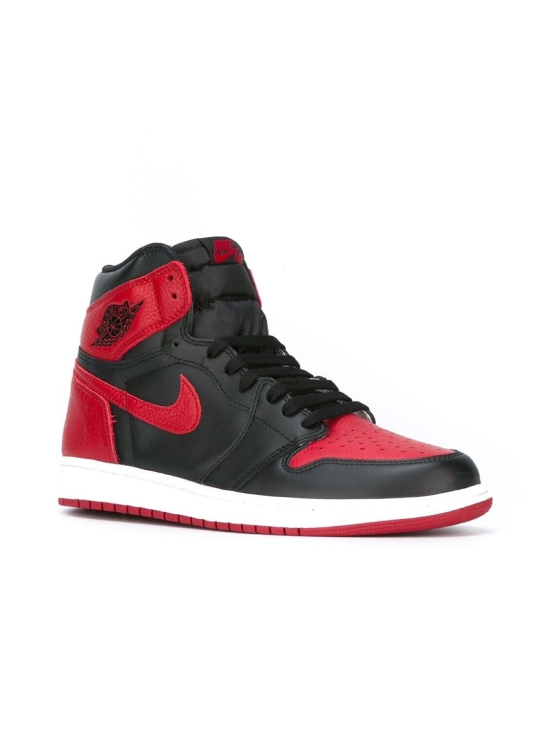 Кроссовки Air 1 Retro High OG Banned / Bred Jordan, красный — фото 2